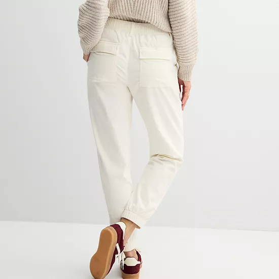 Women's Sonoma Goods For Life® Corduroy Jogger Pants 4 Women's Sonoma Goods For Life® Corduroy Jogger Pants - Image 2