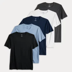 Men's Sonoma Goods For Life® Supersoft 5-Pack Crewneck Tees -Sonoma Goods For Life Shop 6979090 Navy Blue Multipack