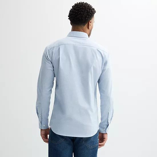 Men's Sonoma Goods For Life® Long Sleeve Slim Fit Perfect Length Button-Down Shirt 4 Men's Sonoma Goods For Life® Long Sleeve Slim Fit Perfect Length Button-Down Shirt - Image 2