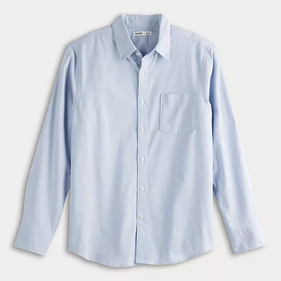 Men's Sonoma Goods For Life® Long Sleeve Slim Fit Perfect Length Button-Down Shirt 7 Men's Sonoma Goods For Life® Long Sleeve Slim Fit Perfect Length Button-Down Shirt - Image 5