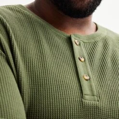 Big & Tall Sonoma Goods For Life® Long Sleeve Waffle Henley Tee 12 Big & Tall Sonoma Goods For Life® Long Sleeve Waffle Henley Tee -Sonoma Goods For Life Shop 7005075 ALT2