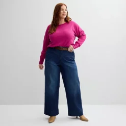 Plus Size Sonoma Goods For Life® Cozy Waffle Pullover Sweater -Sonoma Goods For Life Shop 7005259 ALT3