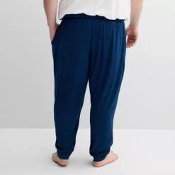 Big & Tall Sonoma Goods For Life® Supersoft Banded Bottom Drawstring Pajama Pants -Sonoma Goods For Life Shop 7046215 ALT