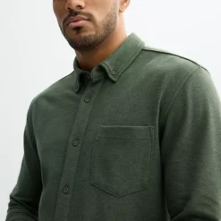 Men's Sonoma Goods For Life® Long Sleeve Pique Button-Up Shirt -Sonoma Goods For Life Shop 7087338 ALT2