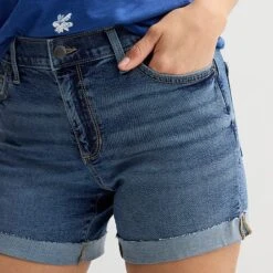 Petite Sonoma Goods For Life® Mid Rise Roll Cuff Shorts -Sonoma Goods For Life Shop 7135524 ALT2