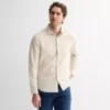 Men's Sonoma Goods For Life® Perfect Length Long Sleeve Linen Shirt