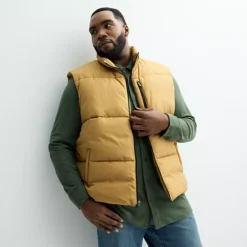 Big & Tall Sonoma Goods For Life® Long Sleeve Pique Button-Up Shirt -Sonoma Goods For Life Shop 7144544 ALT3