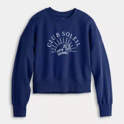 Women's Sonoma Goods For Life® Boxy Crewneck Graphic Sweatshirt -Sonoma Goods For Life Shop 7149534 ALT4