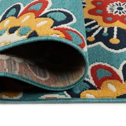 Sonoma Goods For Life® Floral Medallion Indoor / Outdoor Area Or Throw Rug -Sonoma Goods For Life Shop 7177602 ALT4