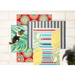 Sonoma Goods For Life® Floral Medallion Indoor / Outdoor Area Or Throw Rug -Sonoma Goods For Life Shop 7177602 CP ALT85