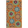 Sonoma Goods For Life® Floral Medallion Indoor / Outdoor Area Or Throw Rug -Sonoma Goods For Life Shop 7177602 Orange
