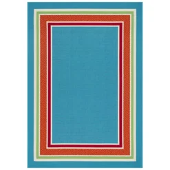 Sonoma Goods For Life® Border Stripe Indoor/Outdoor Area Rug 13 Sonoma Goods For Life® Border Stripe Indoor/Outdoor Area Rug -Sonoma Goods For Life Shop 7177606 Blue 1