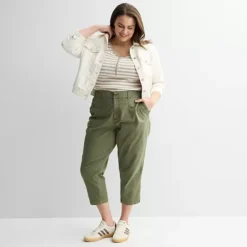 Plus Size Sonoma Goods For Life® Utility Capri -Sonoma Goods For Life Shop 7185129 ALT3