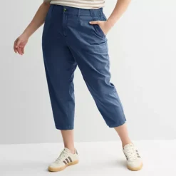 Plus Size Sonoma Goods For Life® Utility Capri -Sonoma Goods For Life Shop 7185129 Pledge Blue