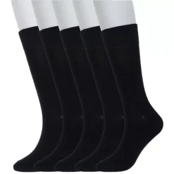 Men's Sonoma Goods For Life® 5-pack Socks -Sonoma Goods For Life Shop 7189061 Black Flatknit 1