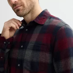 Men's Sonoma Goods For Life® One Pocket Flannel Button-Down Shirt -Sonoma Goods For Life Shop 7205785 ALT2