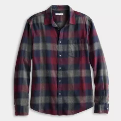 Men's Sonoma Goods For Life® One Pocket Flannel Button-Down Shirt -Sonoma Goods For Life Shop 7205785 ALT4