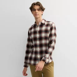 Men's Sonoma Goods For Life® One Pocket Flannel Button-Down Shirt