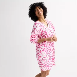 Petite Sonoma Goods For Life® Button-Front Shift Dress