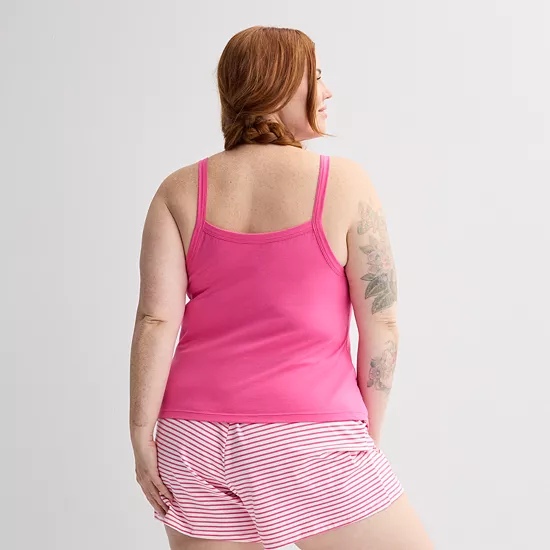 Plus Size Sonoma Goods For Life® Pajama Cami 4 Plus Size Sonoma Goods For Life® Pajama Cami - Image 2