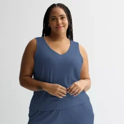Plus Size Sonoma Goods For Life® Pointelle Sleep Tank