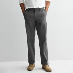Men's Sonoma Goods For Life® Relaxed Chino Pants -Sonoma Goods For Life Shop 7262694 Rock Wall 1