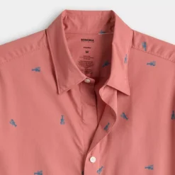 Men's Sonoma Goods For Life® Adaptive Short Sleeve Performance Button-Down Shirt -Sonoma Goods For Life Shop 7286929 ALT3