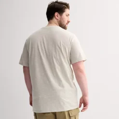 Big & Tall Sonoma Goods For Life® Short Sleeve Henley Shirt -Sonoma Goods For Life Shop 7288389 ALT