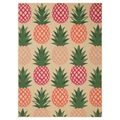 Sonoma Goods For Life® Bright Pineapple Indoor/Outdoor Area Rug