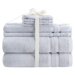 Sonoma Goods For Life® Pima Cotton 6-Piece Bath Towel Set -Sonoma Goods For Life Shop 7296457 Gray 1