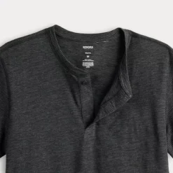 Men's Sonoma Goods For Life® Adaptive Essential Short Sleeve Henley -Sonoma Goods For Life Shop 7309289 ALT4