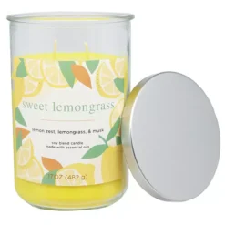 Sonoma Goods For Life® 17-oz. Sweet Lemongrass Single Pour Candle Jar -Sonoma Goods For Life Shop 7311842 ALT3
