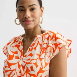 Women's Sonoma Goods For Life® Ruffle Dolman Sleeve Shirt -Sonoma Goods For Life Shop 7312216 ALT2