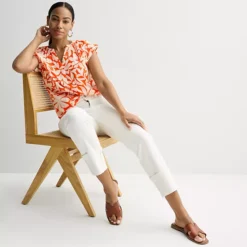 Women's Sonoma Goods For Life® Ruffle Dolman Sleeve Shirt -Sonoma Goods For Life Shop 7312216 ALT3