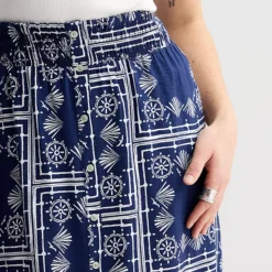 Women's Sonoma Goods For Life® Button-Front Midi Skirt -Sonoma Goods For Life Shop 7313836 ALT2