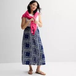 Women's Sonoma Goods For Life® Button-Front Midi Skirt -Sonoma Goods For Life Shop 7313836 ALT3