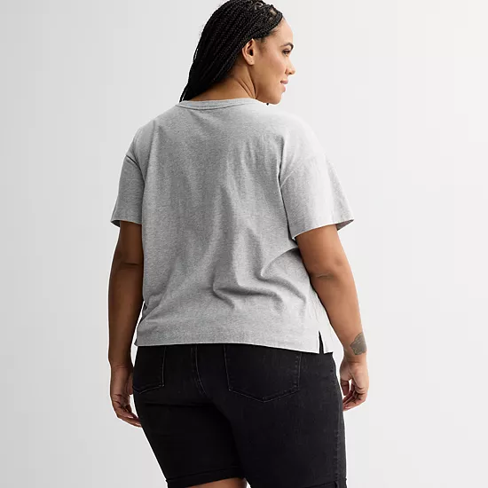 Plus Size Sonoma Goods For Life® Boxy Tee 4 Plus Size Sonoma Goods For Life® Boxy Tee - Image 2