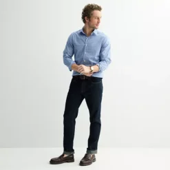 Men's Sonoma Goods For Life® Long-Sleeve Printed Slim Fit Performance Shirt -Sonoma Goods For Life Shop 7350923 ALT3