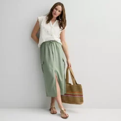 Women's Sonoma Goods For Life® Cargo Utility Skirt 12 Women's Sonoma Goods For Life® Cargo Utility Skirt -Sonoma Goods For Life Shop 7369928 ALT3