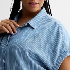 Plus Size Sonoma Goods For Life® Camp Shirt 9 Plus Size Sonoma Goods For Life® Camp Shirt -Sonoma Goods For Life Shop 7379989 ALT2