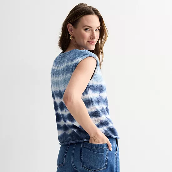 Women's Sonoma Goods For Life® Muscle Tee Sweater 4 Women's Sonoma Goods For Life® Muscle Tee Sweater - Image 2