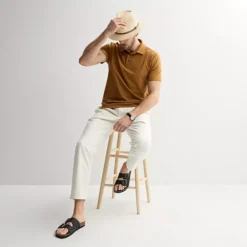 Men's Sonoma Goods For Life® Texture Polo Shirt -Sonoma Goods For Life Shop 7438496 ALT3