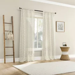 Sonoma Goods For Life® Nolia Sheer Rod Pocket Set Of 2 Window Curtain Panels 13 Sonoma Goods For Life® Nolia Sheer Rod Pocket Set Of 2 Window Curtain Panels -Sonoma Goods For Life Shop 7456202 ALT4