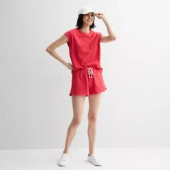 Women's Sonoma Goods For Life® Boxy Towel Terry Tee -Sonoma Goods For Life Shop 7467881 ALT3