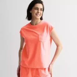 Women's Sonoma Goods For Life® Boxy Towel Terry Tee