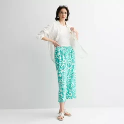 Petite Sonoma Goods For Life® Cropped Easy Pants -Sonoma Goods For Life Shop 7477435 ALT3