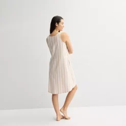 Women's Sonoma Goods For Life® Linen Like Woven Sleep Chemise -Sonoma Goods For Life Shop 7487382 ALT