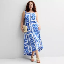 Plus Size Sonoma Goods For Life® Pintuck Tank Maxi Dress -Sonoma Goods For Life Shop 7501510 ALT3