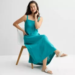 Petite Sonoma Goods For Life® Pintuck Tank Maxi Dress -Sonoma Goods For Life Shop 7501552 ALT3