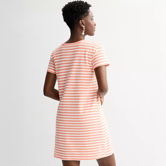 Women's Sonoma Goods For Life® Towel Terry T-Shirt Dress 4 Women's Sonoma Goods For Life® Towel Terry T-Shirt Dress - Image 2